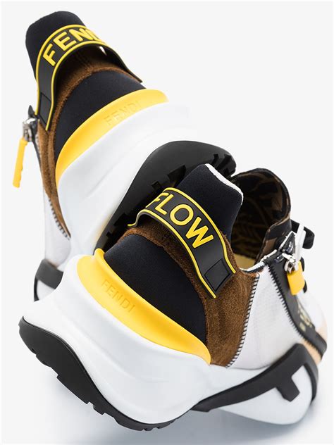 fendi faces sneakers|Fendi men's low top sneakers.